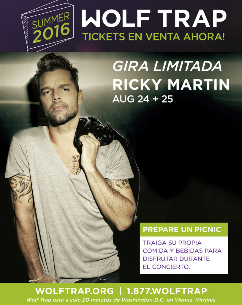 Ricky Martin Wolf Trap