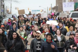 Baltimore marchó contra las políticas migratorias de Trump.