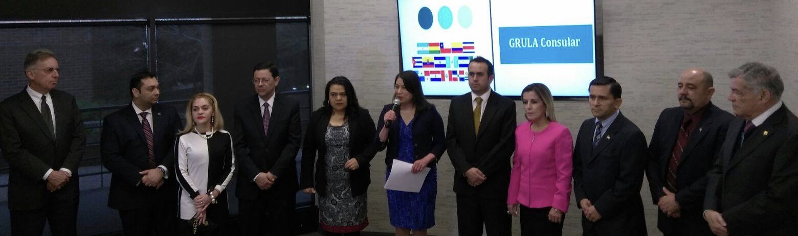 Grupo Latinoamericano Consular (GRULAC) invitó a una rueda de prensa para mostrar el nuevo portal con información  consular e información comunitaria. Para mayor información pueden visitar www.grulacdc.org