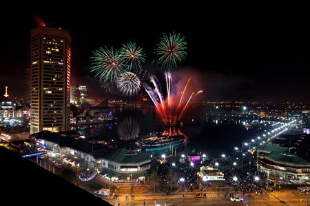 Disfruta este diciembre en Baltimore de la espectacular Noche de Fin de