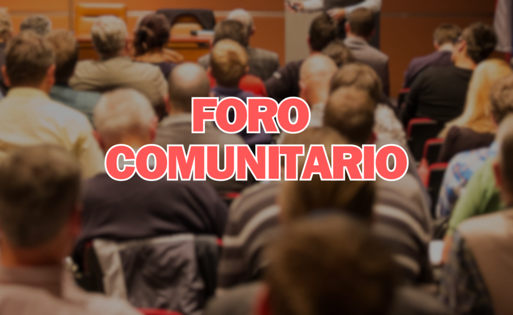 nueva ubicacion foro comunitario