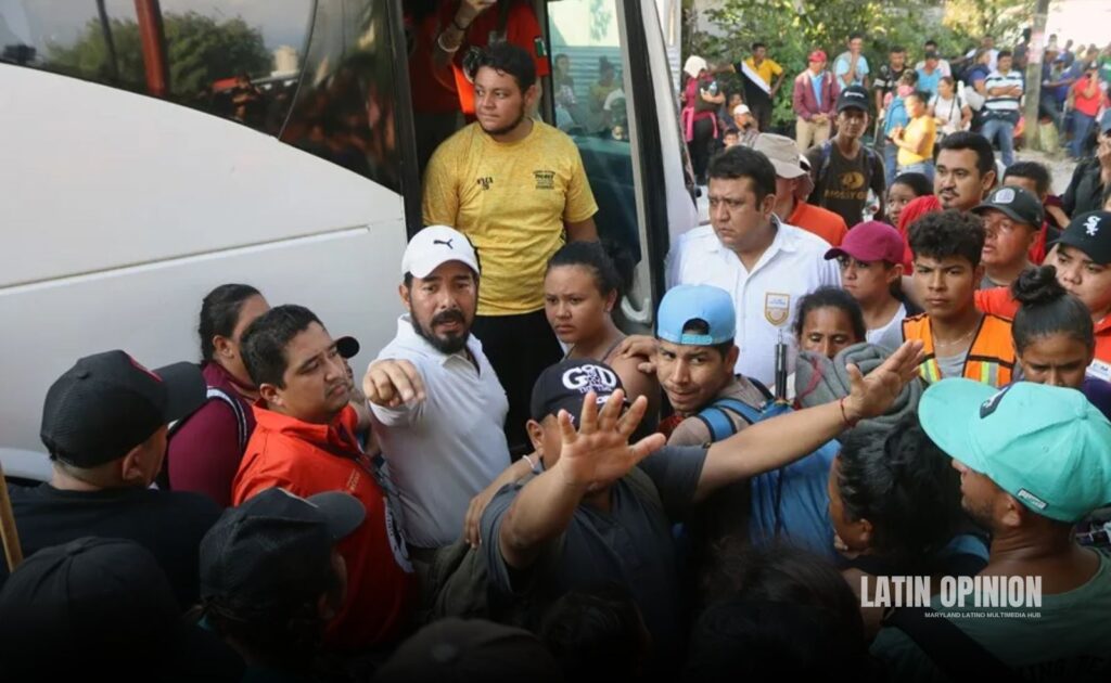 caravana de migrantes en mexico 2024