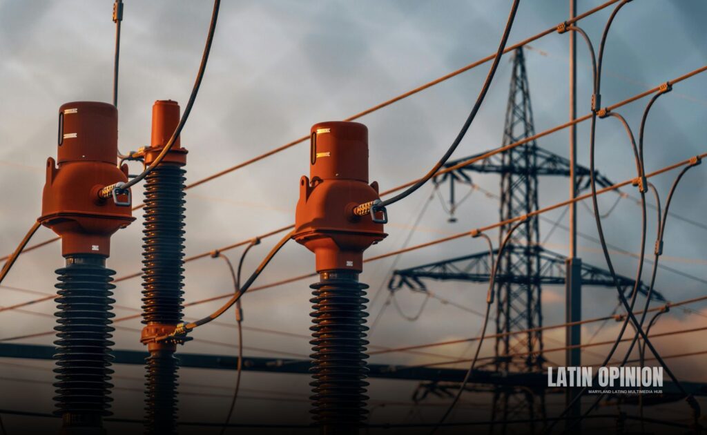 línea eléctrica de Piedmont