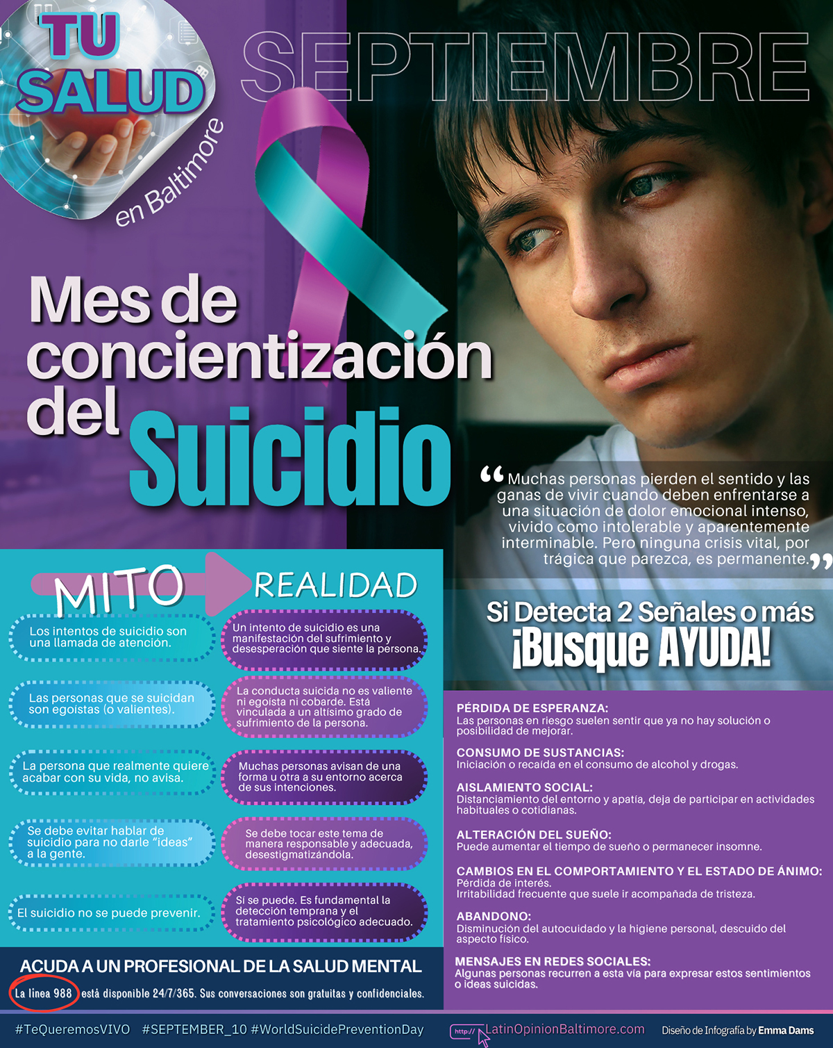 Mes de la Concientizacion del Suicidio