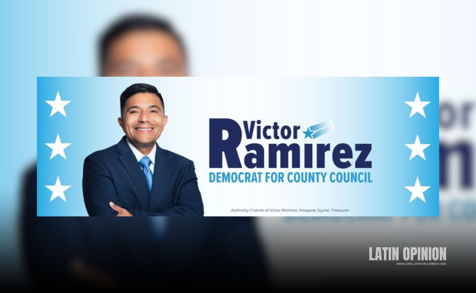 Victor Ramirez anunció su candidatura a concejal del distrito 1 del condado de Prince George’s.