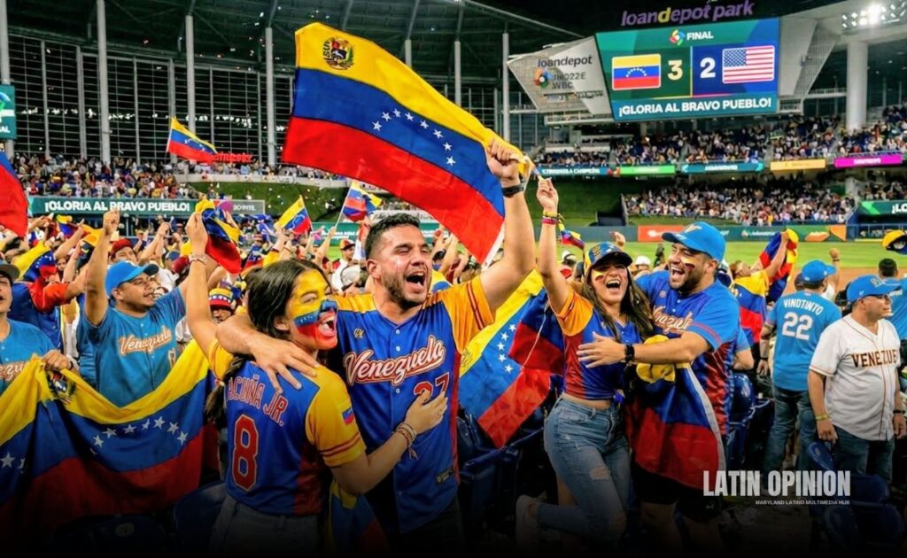 Venezolanos de fiesta tras imponerse como el mejor en el béisbol mundial