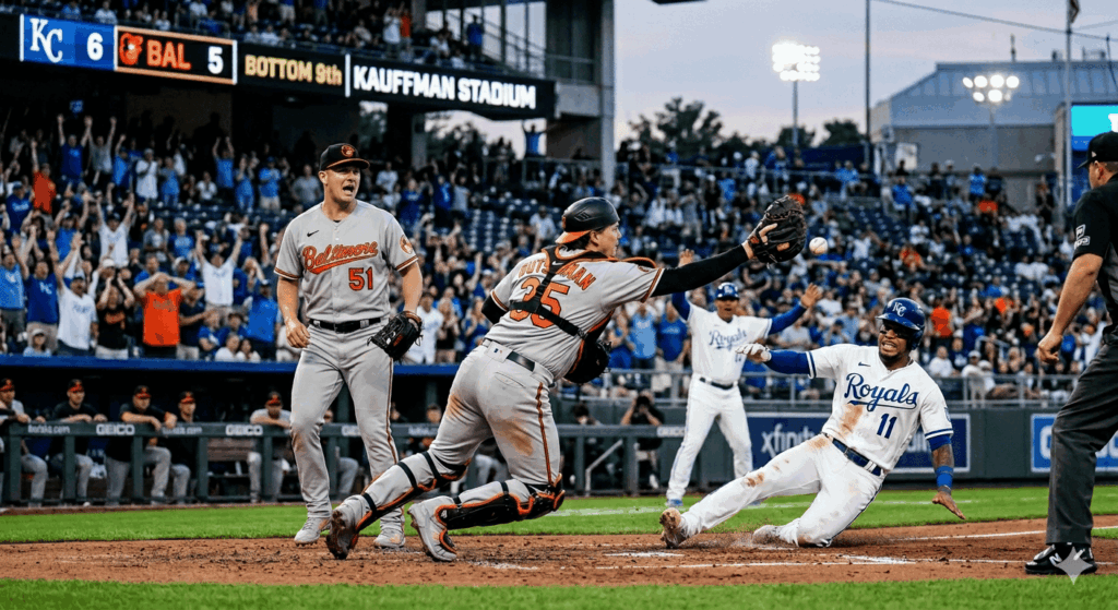 Los Orioles caen ante los Reales en un desenlace de pesadilla en Kansas City