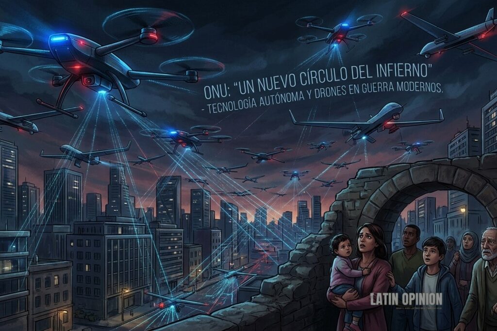 ONU alerta por «nuevo infierno» de los drones