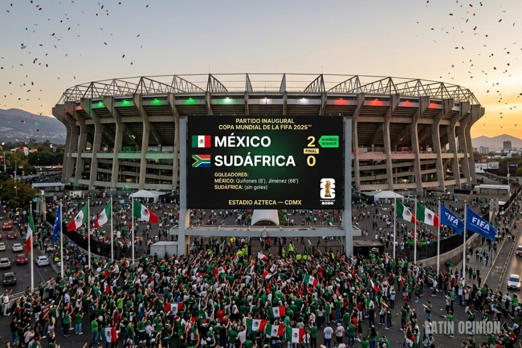 ¡Rugió el Azteca! México debuta con paso firme en su Mundial