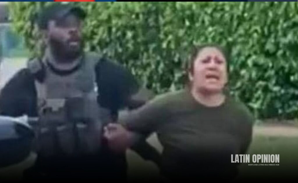 madre detenida en Baltimore