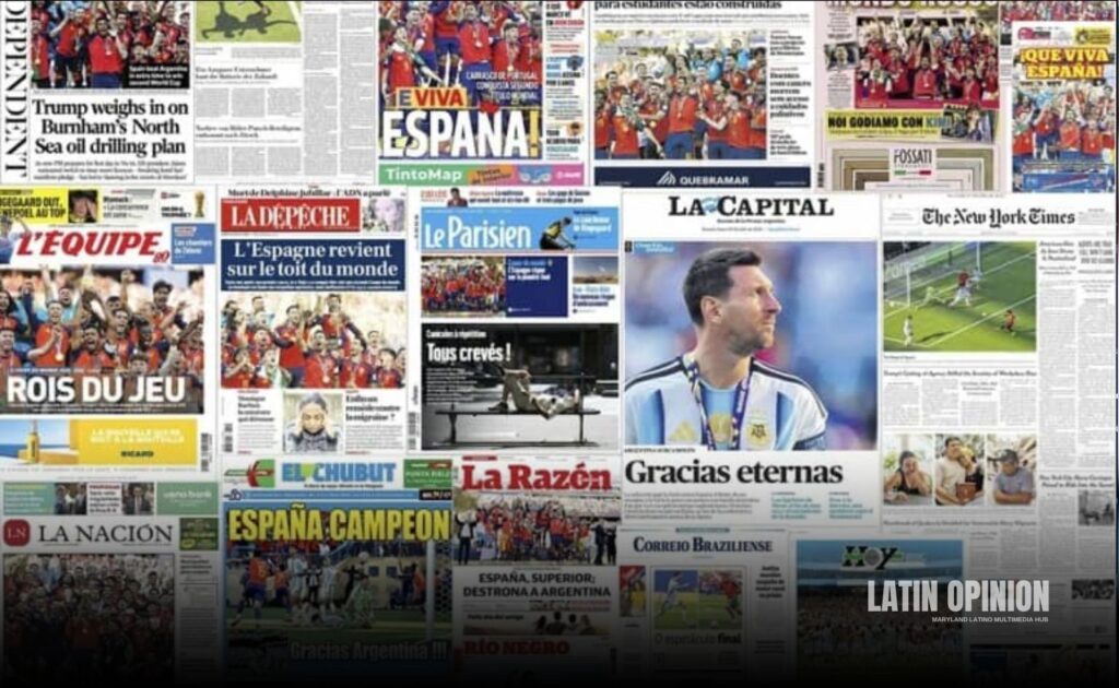 Prensa mundial se rinde a los pies de España Prensa mundial se rinde