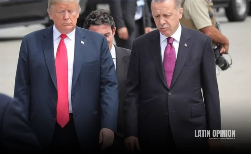 Donald Trump llega a Ankara para cumbre de la OTAN Donald Trump