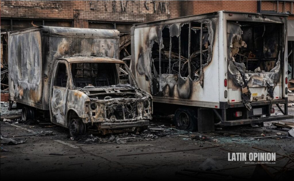 Incendio intencional que afectó a familia salvadoreña Incendio intencional