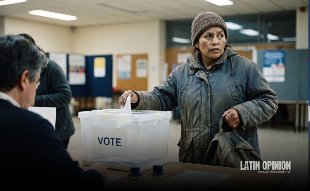 Extranjera Peruana Acusada de Votar Ilegalmente Mujer