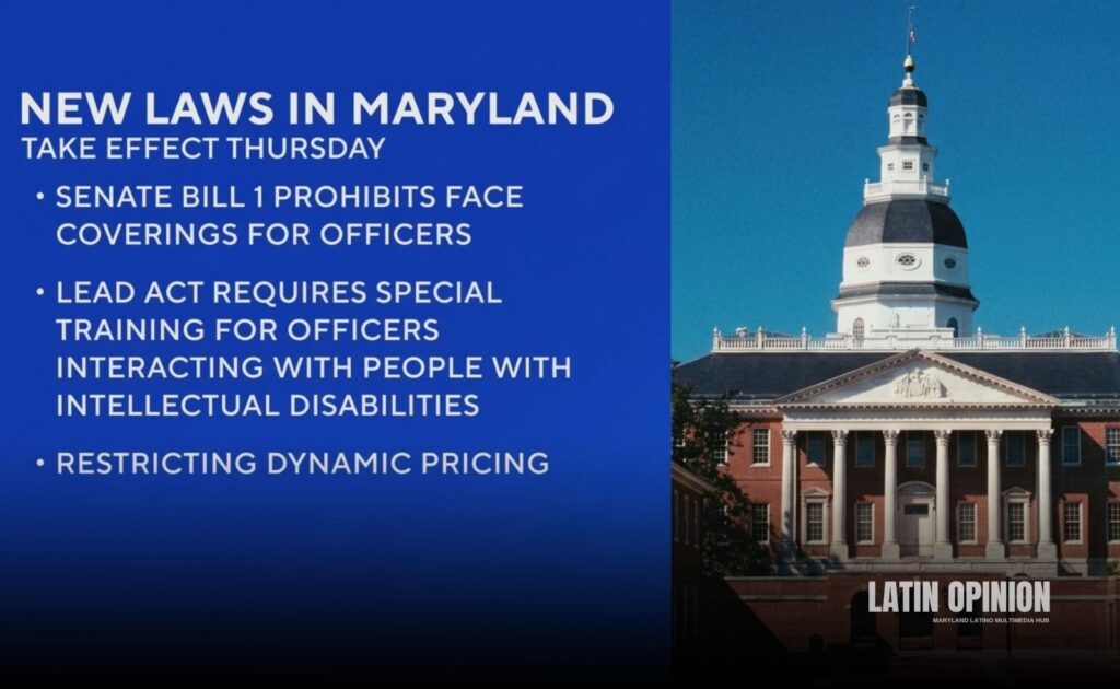 Entran en vigor 300 nuevas leyes en Maryland