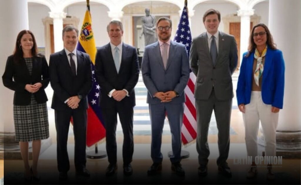 Subsecretario de Comercio de EE. UU. y Canciller de Venezuela se reúnen para impulsar el comercio Subsecretario de Comercio de EE. UU. y Canciller de Venezuela