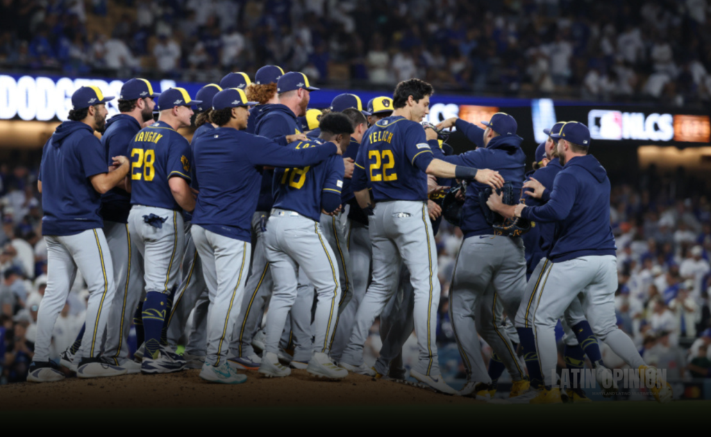 Brewers avanzan a la Serie Mundial tras barrer a los Dodgers Brewers avanzan a la Serie Mundial